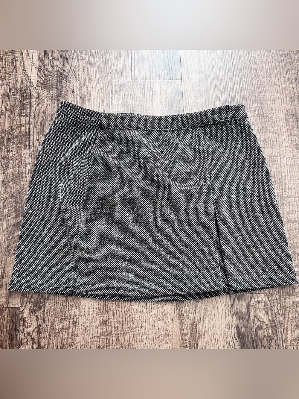Express Women Size 5/6 Gray & White Classic Gray Tweed Mini Skirt
